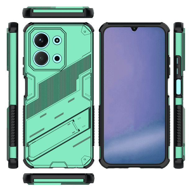 Funda GANGXUN Antigolpes para Xiaomi Redmi 15C 4G con Soporte Invisible, Antihuellas y Protección Completa
