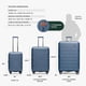 thumbnail image 3 of Luggage Traveler's Choice Pagosa - Carcasa rígida expandible (22 L), color azul, 3 of 9