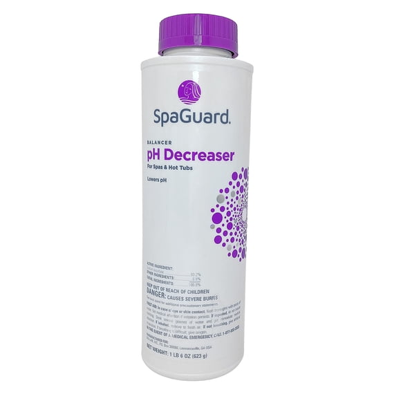 Reductor de pH SpaGuard 623 g Balanceador de Agua para Spa