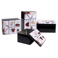 Vgo - Lata Rectangular Diseño Caffe