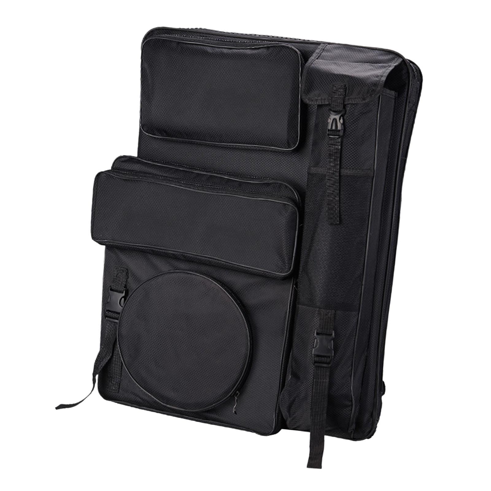 Magideal - Estuche De Portafolio De Arte, Bolsa De Bocetos, Bolso Portátil, Mochila Para Artistas, Bolsa De Arte Para Suministros Para Pantalla De Visualización, Negro