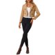 thumbnail image 2 of INSPIRE CHIC Chaqueta Blazer Recortada para Mujer con Cuello con Solapa Entallada Casual para Oficina XL Caqui, 2 of 6