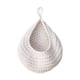thumbnail image 2 of Cesta Colgante De Pared Con Forma De Gota, Tejida A Mano, Para Cocina, Barra, Verduras, 28 X 35 Cm, Color Blanco, 2 of 5