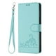 thumbnail image 2 of Funda tipo cartera FOXDOCK para Samsung Galaxy A12 5G/M12 con soporte, ranuras, RFID, diseño de gato, 2 of 5