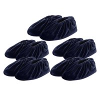 Ioensy - Fundas De Zapatos De Franela A Prueba De Polvo Lavables Para Contratistas De Bienes Raíces De Oficina Azul Oscuro