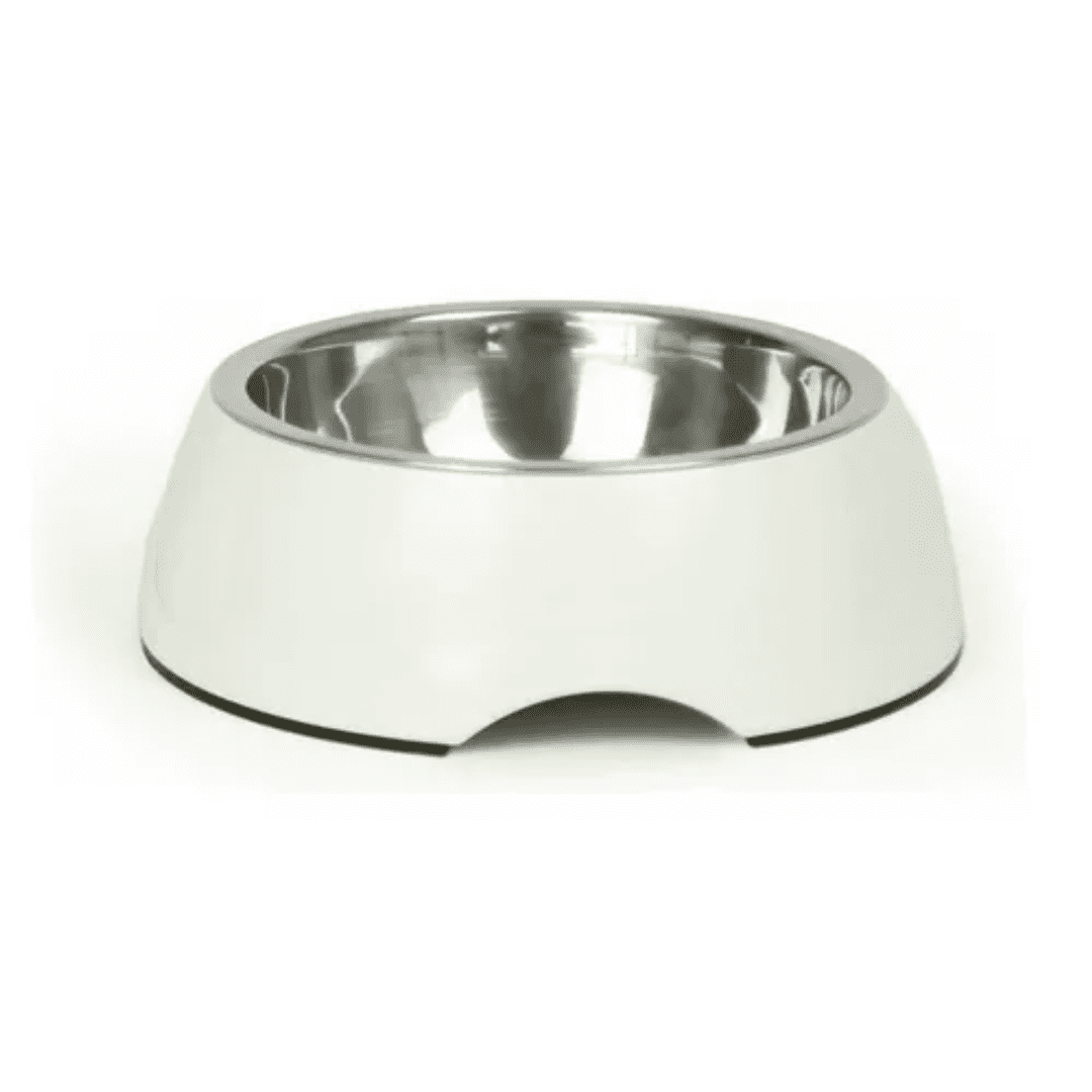 Plato Melamina Y Acero Inoxidable S (14 Cm) -
