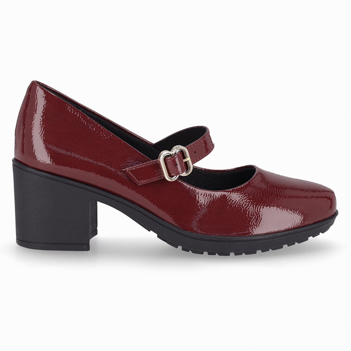 Zapato Mary Jane Mujer Burdeo/charol Daiane Piccadilly