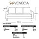 thumbnail image 3 of Sofa Venecia 3C Tela Velvet Gris, 3 of 4