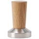 thumbnail image 4 of Manipulador De Café De Acero Inoxidable Mango De Madera Para Máquina De Espresso Bar Camping 51 Mm, 4 of 5