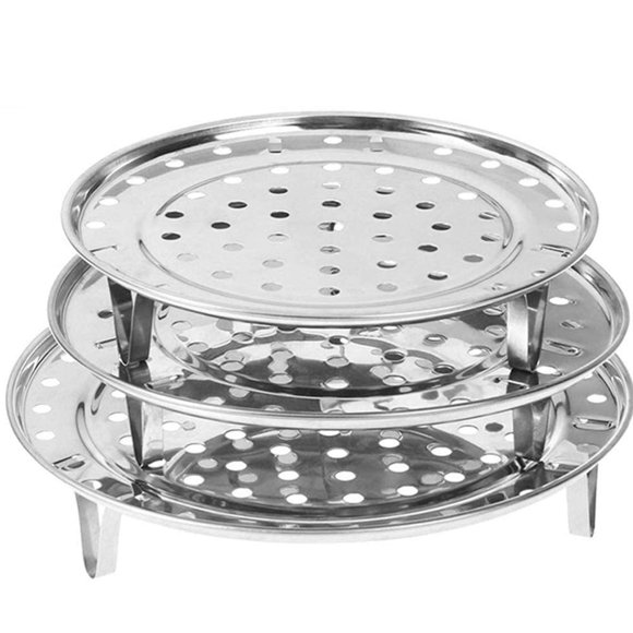 Rejilla para vapor NRDBEEEC 19 cm/22 cm/24 cm, juego de 3