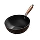 thumbnail image 3 of Sartén Wok De Hierro Multiusos Pequeña Resistente Fácil De Limpiar Wok Chino Para Hervir 26cm, 3 of 5