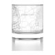 thumbnail image 1 of Vaso de Whisky Well Told con Mapa Grabado de Cape Cod Massachusetts, 1 of 5