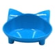 thumbnail image 2 of Lindo Tazón De Fuente De Agua Con Forma De Orejas De Gato Para Mascotas, Cuenco Ancho Antideslizante Azul, 2 of 5