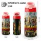 thumbnail image 2 of JumanjiBotella de Agua con Tapa Pop Top de Un Toque, Acero Inoxidable, a Prueba de Fugas, para Deportes, Botella Infantil rosa 12 oz, 2 of 6