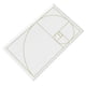 thumbnail image 4 of Regla de proporción dorada, de ropa de retazos de medición, plantilla de dibujo DIY, regla de precisión para manualidades acolchadas a, 4 of 5