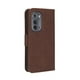 thumbnail image 5 of Funda Tipo Billetera FOXDOCK para Motorola MOTO Edge 2022 – Tapa Flip con Tarjetero, 5 of 5