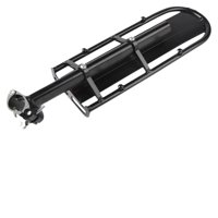 Magideal - Aleación De Aluminio Bike Rack Rail Sporter Marco Montado En El Asiento Trasero Montado Fácil De Instalar Para Accesorios Para Bicicletas De Carretera Liberación Rápida