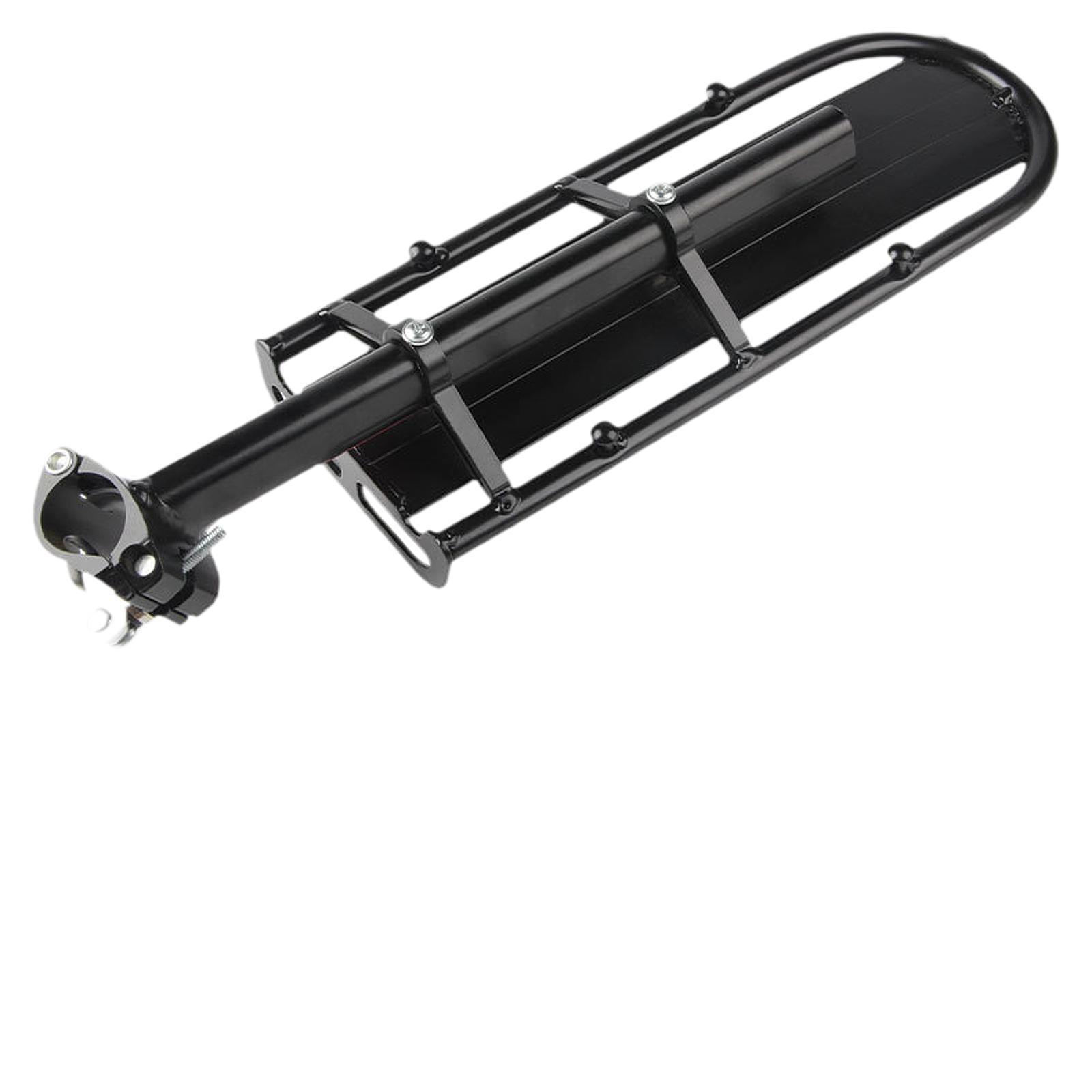 Magideal - Aleación De Aluminio Bike Rack Rail Sporter Marco Montado En El Asiento Trasero Montado Fácil De Instalar Para Accesorios Para Bicicletas De Carretera Liberación Rápida