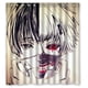 thumbnail image 1 of Cortina de ducha de Tokyo Ghoul, juego de cortinas de baño con ganchos, tamaño 60 x 72 pulgadas, 1 of 3