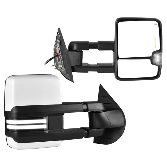 Espejos de remolque YITAMOTOR compatibles con Silverado 2007-2013