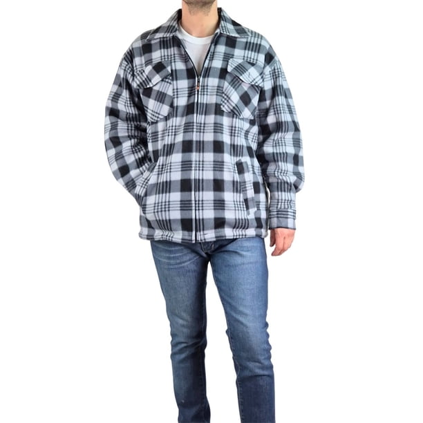 Chaqueta Hombre Invierno Leñadora A Cuadros Forrada Chiporro A178