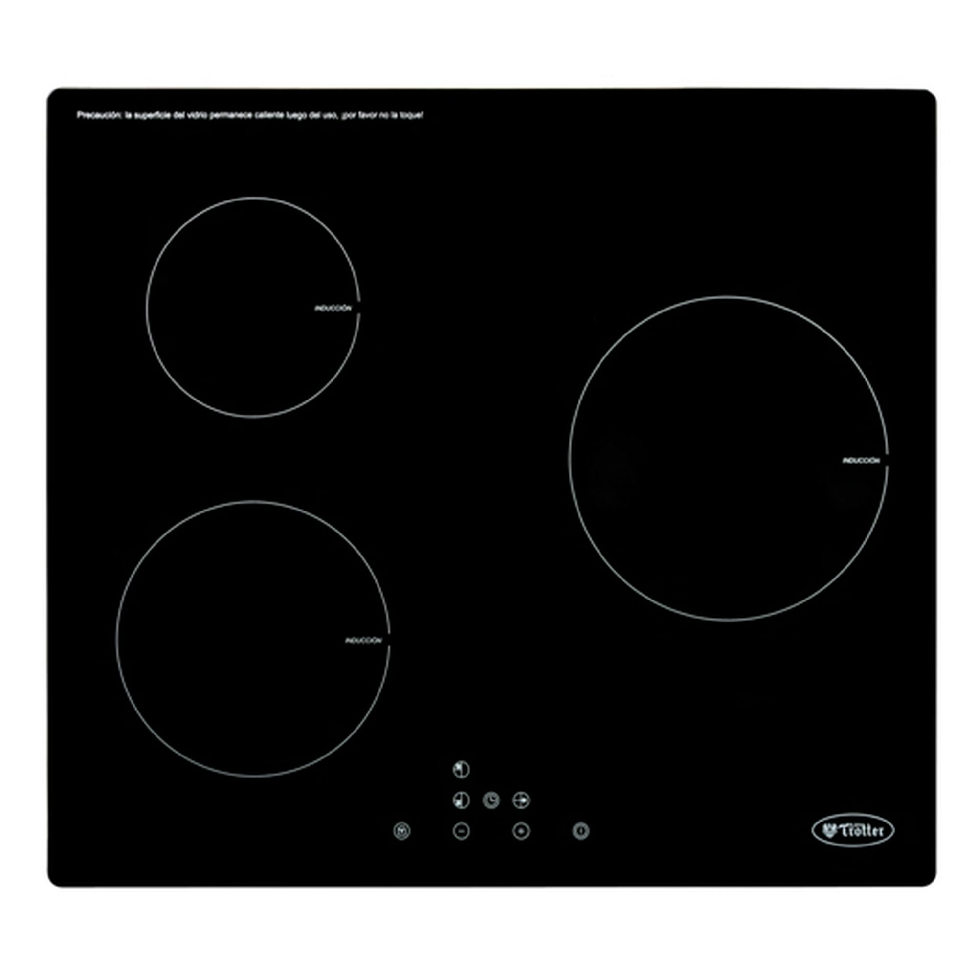 Albin Trotter - Encimera Eléctrica De Inducción 3p Vidrio Templado Negra