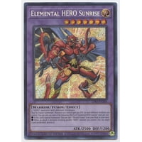 Tarjeta Coleccionable Yu-Gi-Oh! Primera Edición De Elemental Hero Sunrise