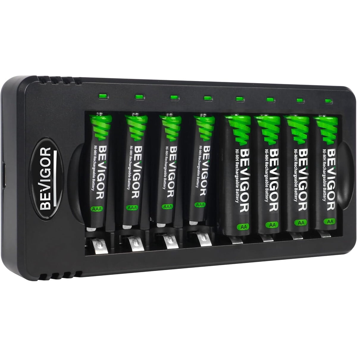 Cargador Bevigor 8 Bahaas Pilas Recargables Aa Aaa Nimh Nicd