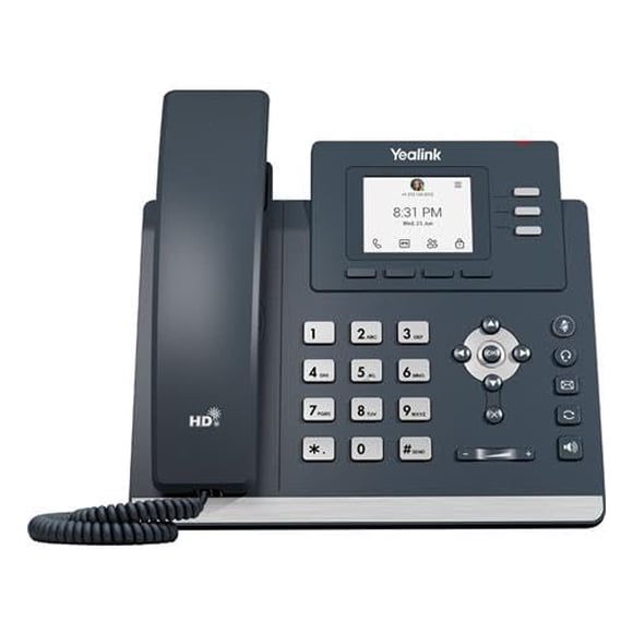 Teléfono Yealink MP52-TEAMS-E2 Android 13 con pantalla táctil de 2.4 pulgadas