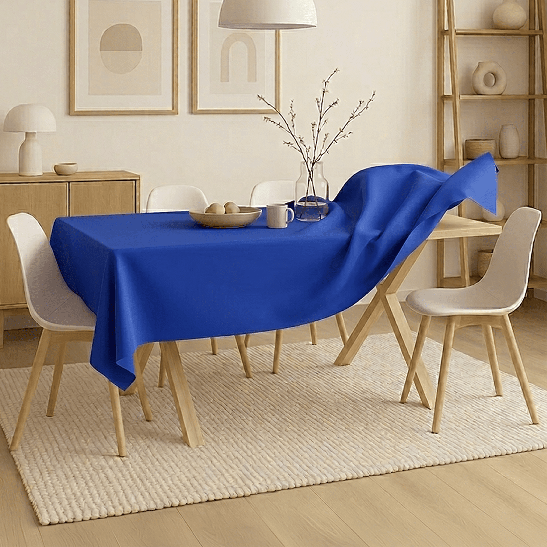 Aura Zeus - Mantel Rectangular Antimanchas Impermeable Genero Tela 220 X 140 Cm