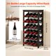 thumbnail image 2 of Portabotellas VEVOR 24 Botellas, 6 Niveles, Bambú Negro, 2 of 9