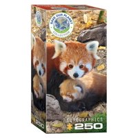Puzzle Eurographics Con Pandas Rojos, 250 Piezas, 13 X 19 Cm