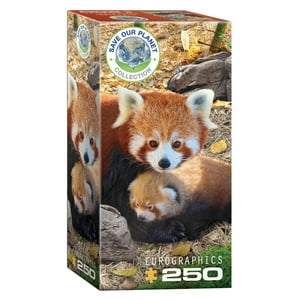 Puzzle Eurographics Con Pandas Rojos, 250 Piezas, 13 X 19 Cm