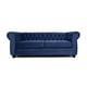 thumbnail image 1 of Sofá Chesterfield 3C Felpa Azul, 1 of 2