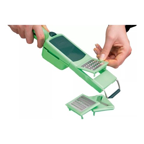 Genérico - Set Cortador De Verduras Vegetales Cocina 12 Piezas Verde