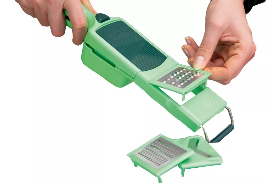 Genérico - Set Cortador De Verduras Vegetales Cocina 12 Piezas Verde