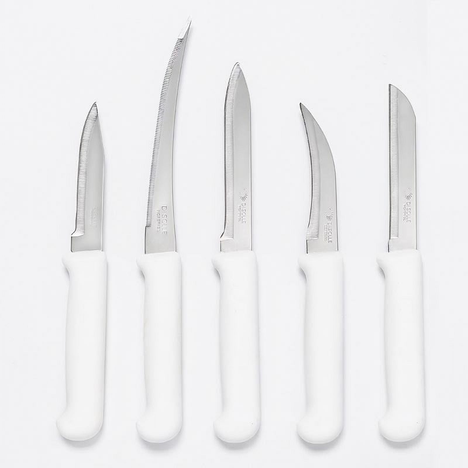 Di Solle - Kit De 5 Cuchillos De Legumbres Blanco