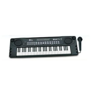 Total Upgrate - Juguete Piano Teclado Musical Con 61 Teclas Sonidos Mic