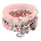 thumbnail image 1 of Unique Bohemian Layered Beaded Bracelet - Elephant, Anchor & Butterfly Shaped Pendant - Stretchable & Stackable - Perfect for Summer Beach & Unisex Accessories, 1 of 5