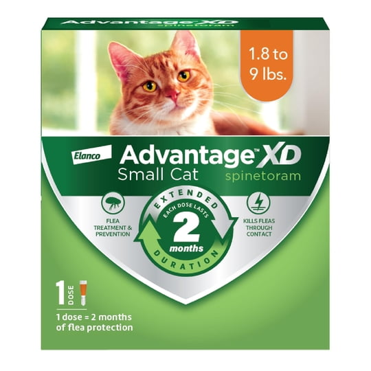 Tratamiento Antipulgas Advantage Xd Para Gatos Pequeños 1 Dosis 2 Meses