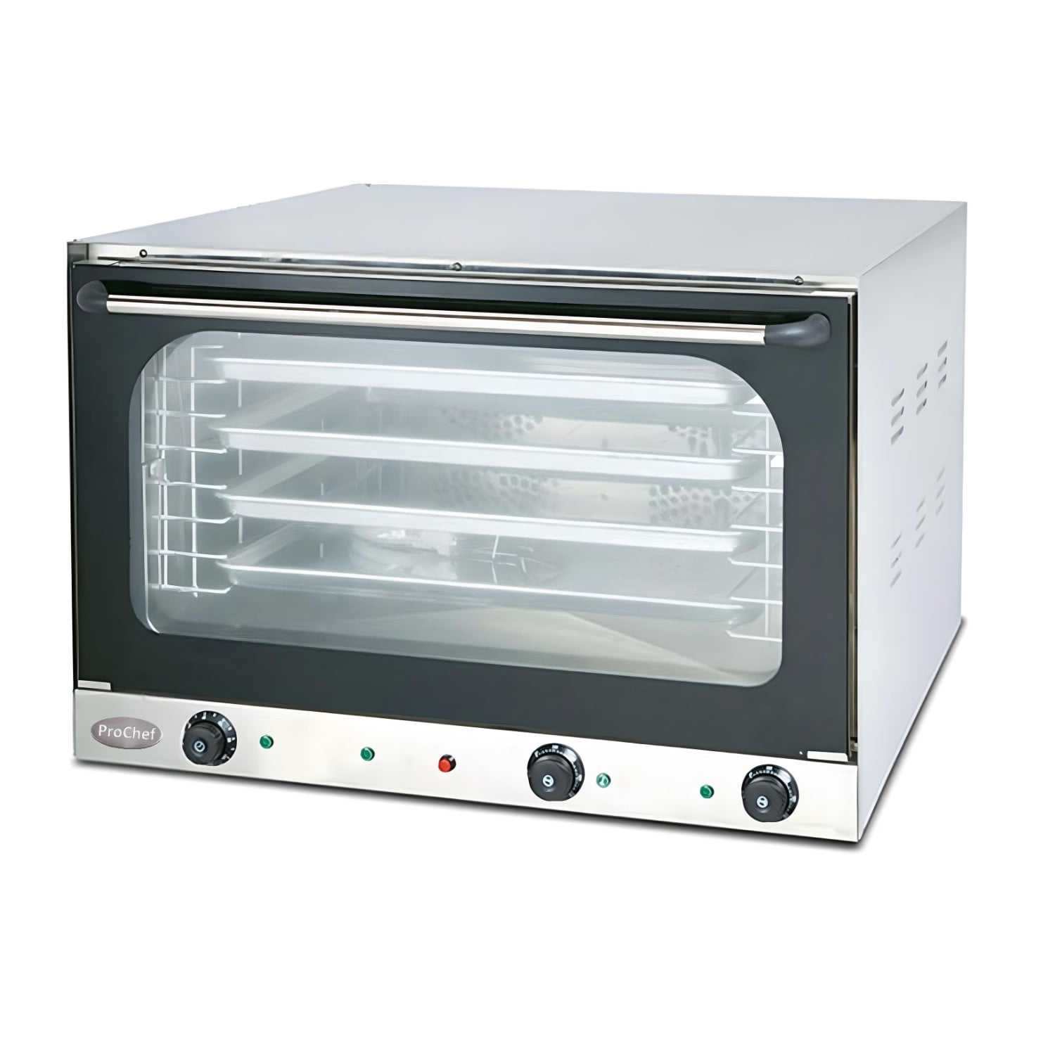 Prochef - Horno Convector Elec. 4 Bandejas 60x40 Vapor Grill