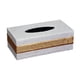 thumbnail image 3 of Caja De Pañuelos De Cuero PU Organizador De Caja De Pañuelos Para Hotel Restaurante Blanco Grande, 3 of 5
