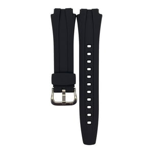 Correa Reloj Resina R24 Para Casio Aq-160W / Aq-163W Negro