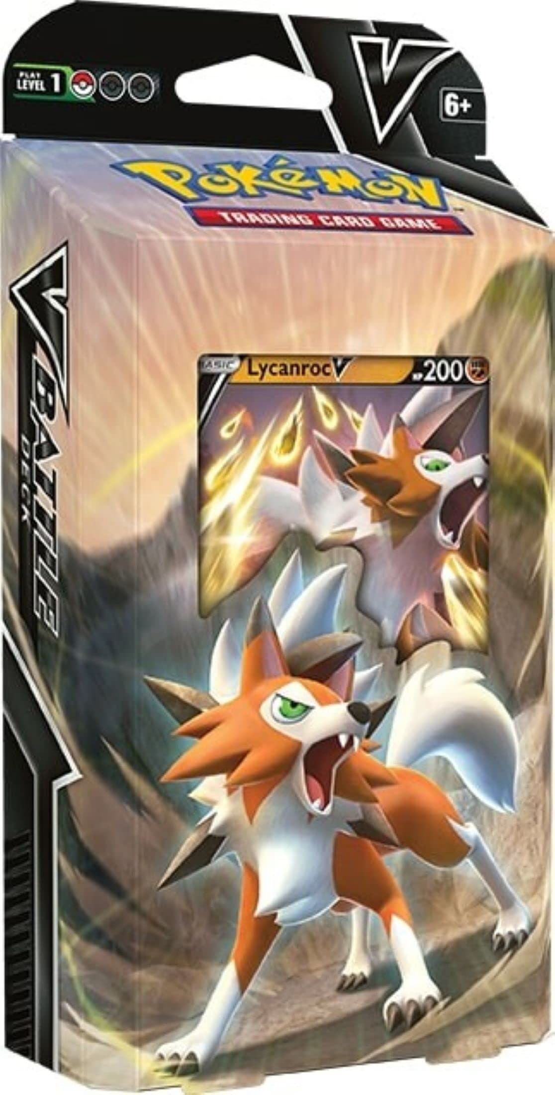 Pokémon - Baraja De Batalla Pokemon Crashing Fangs Lycanroc V Pokemon