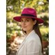 thumbnail image 4 of Sombrero de Fieltro Mujer Estilo Vaquero Cowboy, 4 of 4