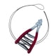 thumbnail image 1 of Abrazadera De Arranque, Cable De Extensión De 1M, Duradero Para Raqueta De Tenis De Squash Y Bádminton, Color Rojo, 1 of 4