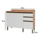 thumbnail image 2 of Base de cocina Macadamia Con Cubierta Canela-Blanco, 2 of 3