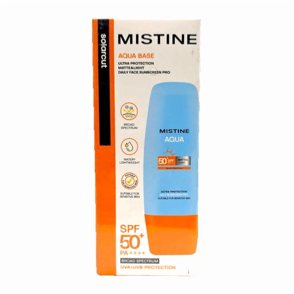 Protector solar Mistine Aqua Base Ultra Protection SPF50+ 40 mL