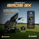 thumbnail image 2 of Carrito De Golf Eléctrico Birdie 3x Negro, 2 of 8