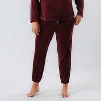 Buzo Jogger Clasico Plush Mujer Flores 50422-201